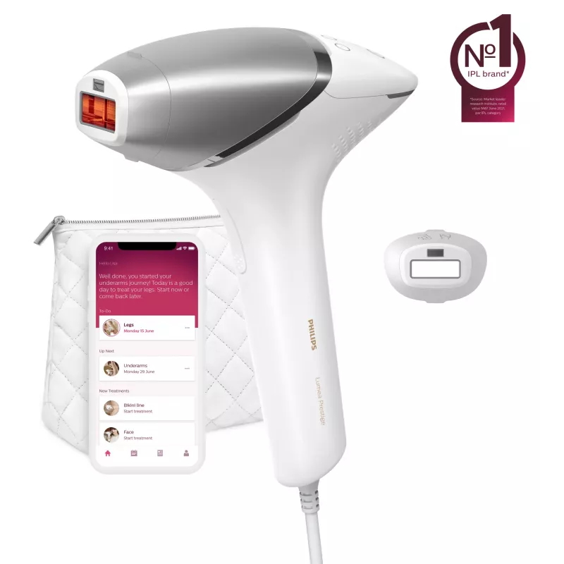 Philips Lumea Prestige IPL 8000 Series BRI940/00 – plaukų šalinimo prietaisas su SenseIQ technologija