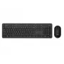 Belaidis klaviatūros ir pelės rinkinys ASUS CW100 — JAV išdėstymas, juoda, pilno dydžio QWERTY klaviatūra, 1600 DPI pelė