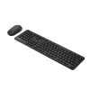 Belaidis klaviatūros ir pelės rinkinys ASUS CW100 — JAV išdėstymas, juoda, pilno dydžio QWERTY klaviatūra, 1600 DPI pelė