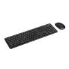 Belaidis klaviatūros ir pelės rinkinys ASUS CW100 — JAV išdėstymas, juoda, pilno dydžio QWERTY klaviatūra, 1600 DPI pelė