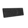 Belaidis klaviatūros ir pelės rinkinys ASUS CW100 — JAV išdėstymas, juoda, pilno dydžio QWERTY klaviatūra, 1600 DPI pelė