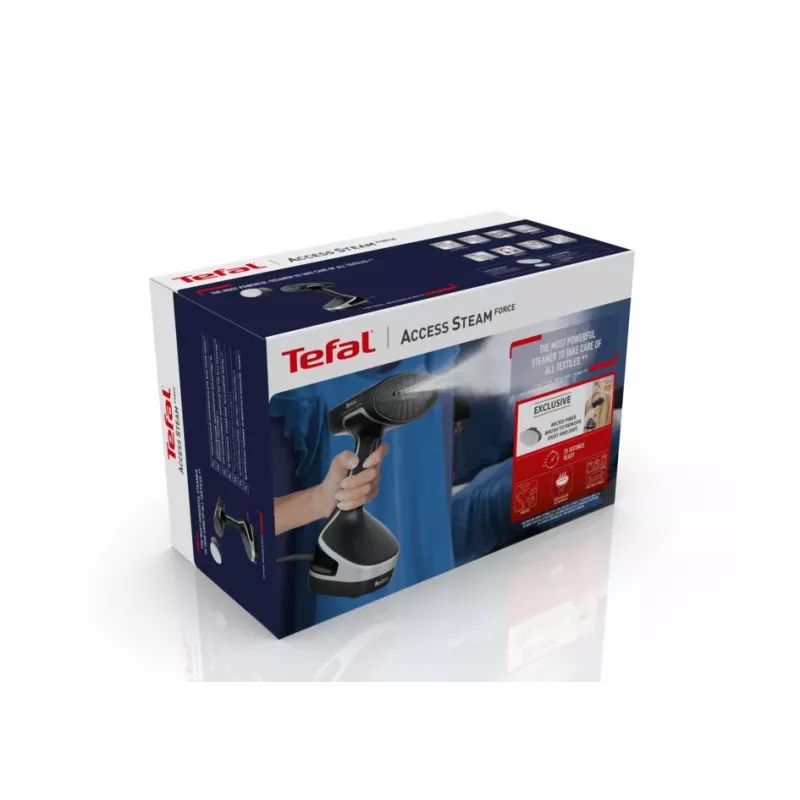 Tefal Acces Steam Force DT8270 Rankinis drabužių garintuvas 0,2 L 2000 W Juodas