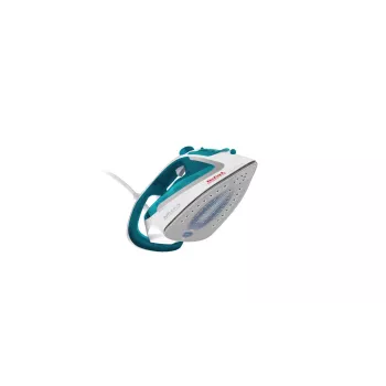 Tefal EasyGliss Plus FV5718 sausas ir garinis lygintuvas su Durilium padu 2400 W Turkio, Baltas