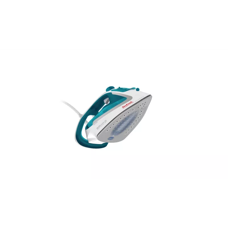 Tefal EasyGliss Plus FV5718 sausas ir garinis lygintuvas su Durilium padu 2400 W Turkio, Baltas