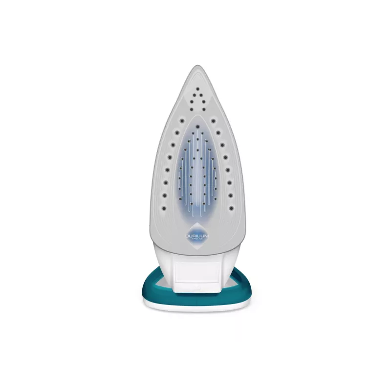 Tefal EasyGliss Plus FV5718 sausas ir garinis lygintuvas su Durilium padu 2400 W Turkio, Baltas