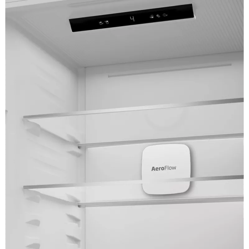Įmontuojamas šaldytuvas-šaldiklis BEKO B3BCNA294HS — 270 L bendras, LED ekranas, E klasė, baltas
