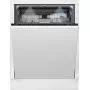 BEKO BDIN38542P įmontuojama indaplovė, 60 cm, 15 komplektų, 8 programos, energijos klasė C, ekranas, AquaStop, balta