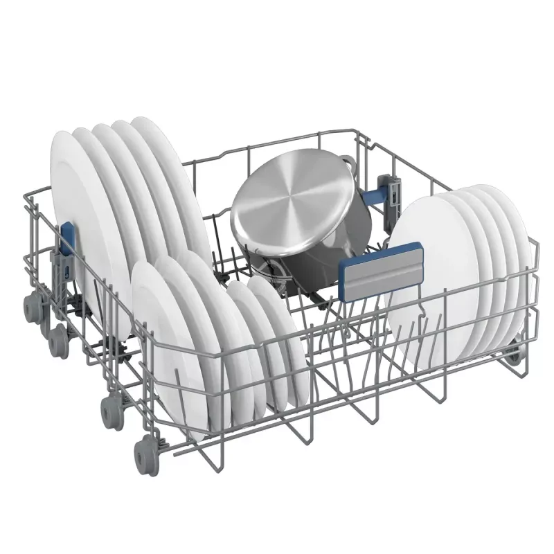Visiškai įmontuojamas indaplovė BEKO BDIN36532 — 15 komplektų, 60 cm, Nerūdijantis plienas, 45 dB, Energijos klasė D