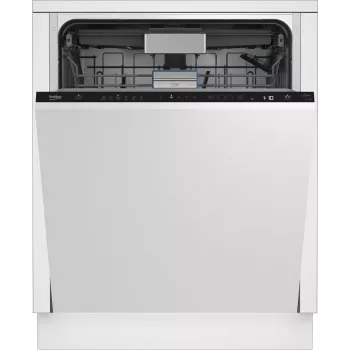Visiškai įmontuojamas indaplovė BEKO BDIN36532 — 15 komplektų, 60 cm, Nerūdijantis plienas, 45 dB, Energijos klasė D