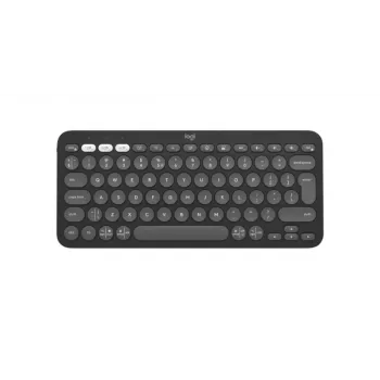 Logitech Pebble Keys 2 K380s belaidė klaviatūra Universal RF Wireless + Bluetooth QWERTY US International Graphite