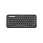 Logitech Pebble Keys 2 K380s belaidė klaviatūra Universal RF Wireless + Bluetooth QWERTY US International Graphite