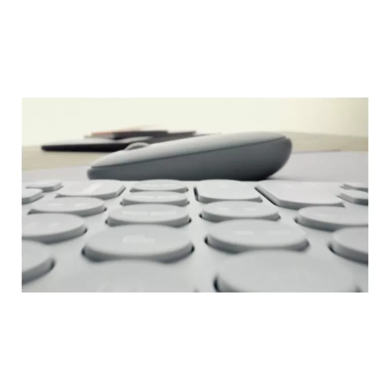 Logitech Pebble Keys 2 K380s belaidė klaviatūra Universal RF Wireless + Bluetooth QWERTY US International Graphite