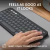 Logitech Pebble Keys 2 K380s belaidė klaviatūra Universal RF Wireless + Bluetooth QWERTY US International Graphite