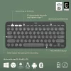 Logitech Pebble Keys 2 K380s belaidė klaviatūra Universal RF Wireless + Bluetooth QWERTY US International Graphite