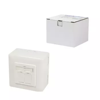 Sieninis lizdas 2 x RJ-45 LogiLink NP0124