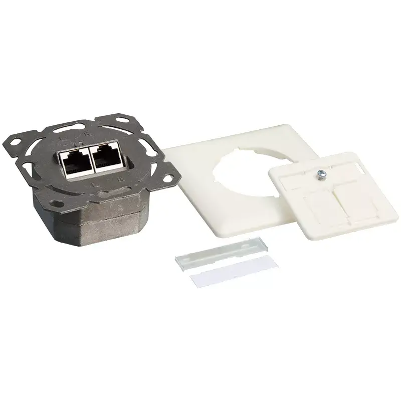 Sieninis lizdas 2 x RJ-45 LogiLink NP0124