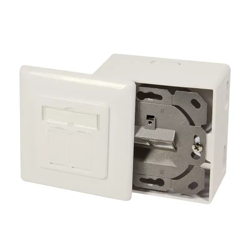 Sieninis lizdas 2 x RJ-45 LogiLink NP0124