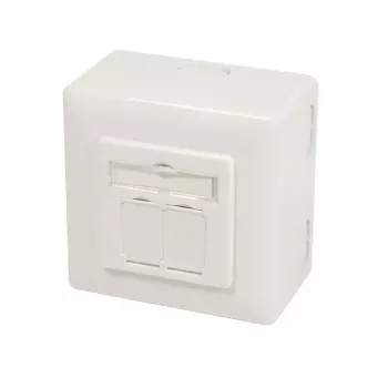 Sieninis lizdas 2 x RJ-45 LogiLink NP0124