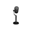 Laidinis PC mikrofonas GENESIS Radium 350D — USB Type-A/Type-C, -48 dB jautrumas, 16–14000 Hz, 2,5 m kabelis, juodas