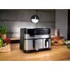 Tefal Dual Easy Fry & Grill EY905D Dviguba 8,3 L 2700 W Karšto oro gruzdintuvė Nerūdijantis plienas