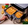 Tefal Dual Easy Fry & Grill EY905D Dviguba 8,3 L 2700 W Karšto oro gruzdintuvė Nerūdijantis plienas