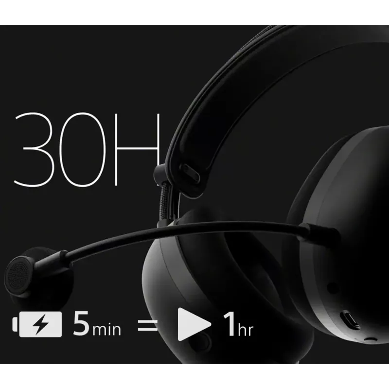 Sony Inzone H9 II belaidės ausinės žaidimams, juodos/baltos