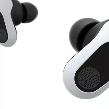 Sony INZONE Buds belaidės ausinės žaidimams, į ausį, Bluetooth, juoda / balta