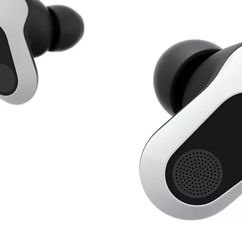 Sony INZONE Buds belaidės ausinės žaidimams, į ausį, Bluetooth, juoda / balta