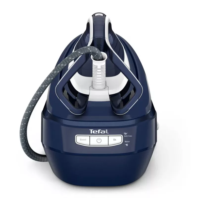 Garinių lygintuvų generatorius Tefal Pro Express Vision GV9812 3000 W 1.1 L Durilium AirGlide Autoclean padas, mėlynas, baltas