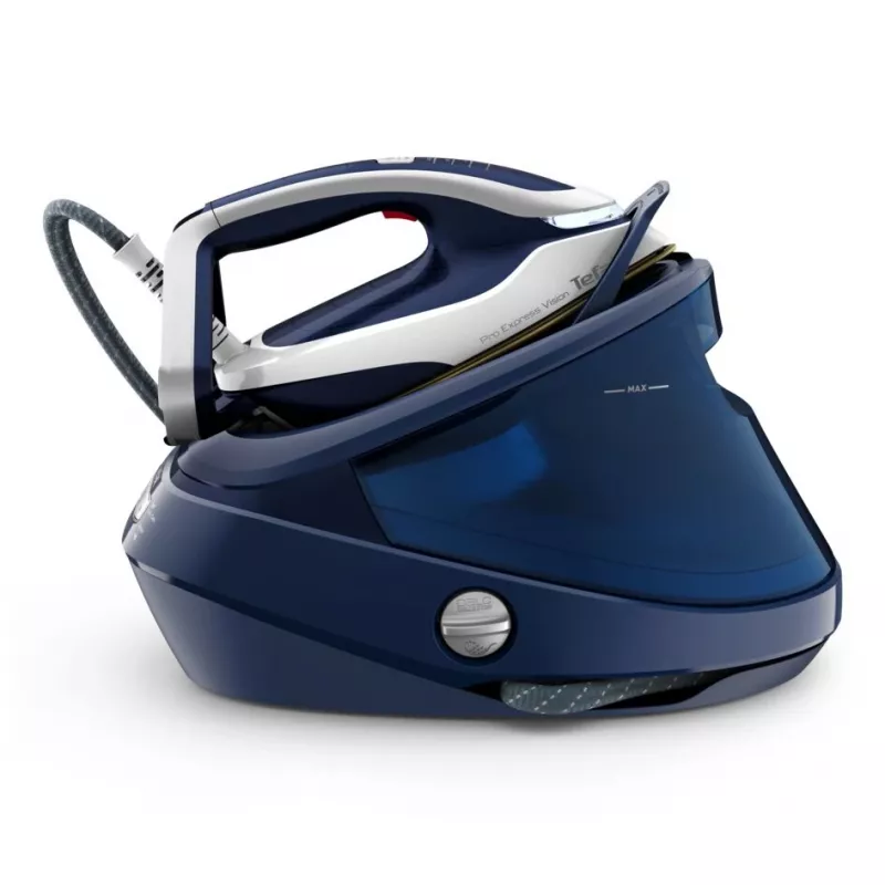 Garinių lygintuvų generatorius Tefal Pro Express Vision GV9812 3000 W 1.1 L Durilium AirGlide Autoclean padas, mėlynas, baltas