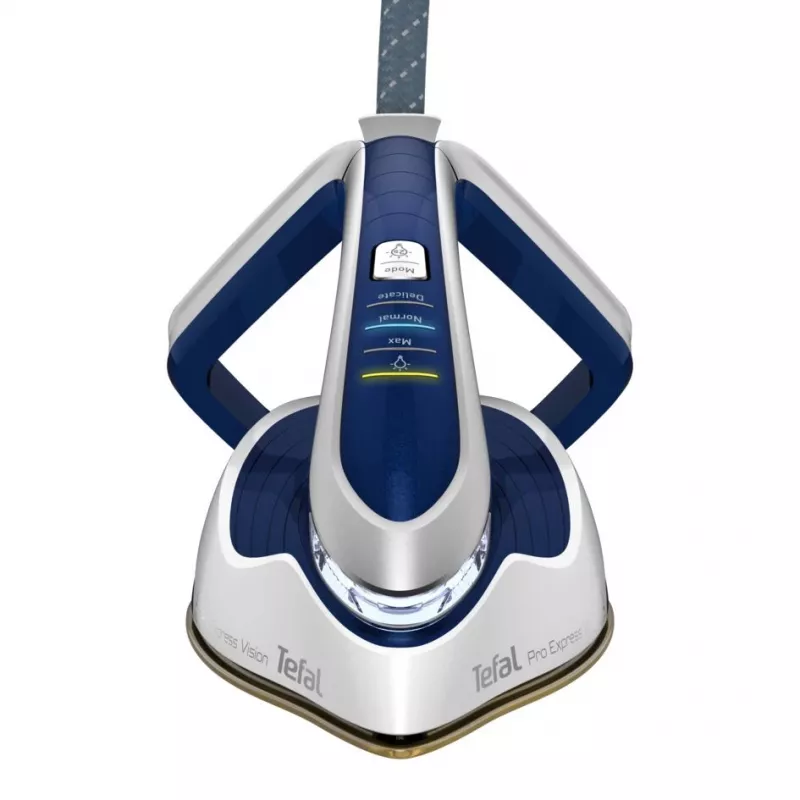 Garinių lygintuvų generatorius Tefal Pro Express Vision GV9812 3000 W 1.1 L Durilium AirGlide Autoclean padas, mėlynas, baltas