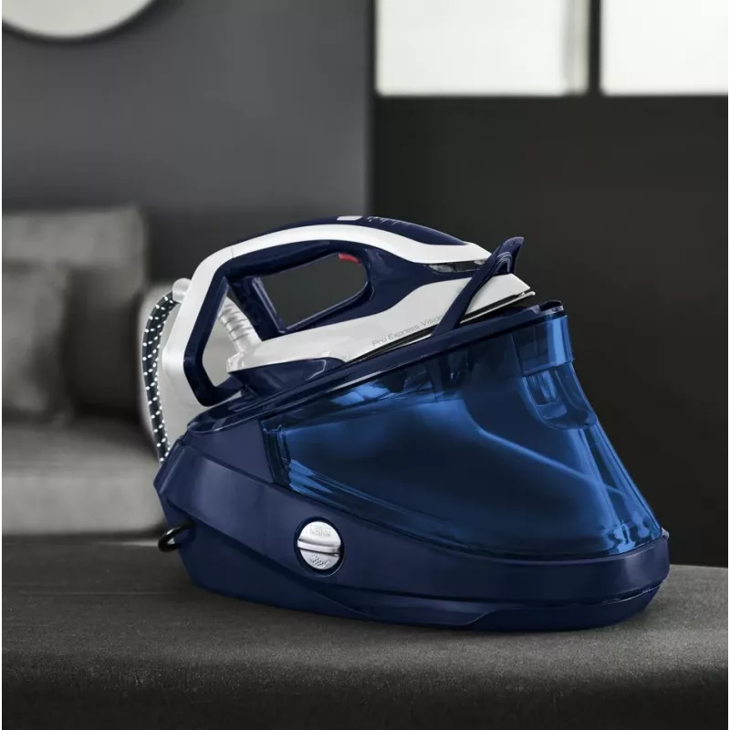 Garinių lygintuvų generatorius Tefal Pro Express Vision GV9812 3000 W 1.1 L Durilium AirGlide Autoclean padas, mėlynas, baltas