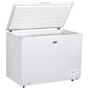 Šaldiklis skryninis BEKO CF316EWN, 308 L naudingo tūrio, E energijos klasė, 235 kWh/metus, 40 dB, baltas