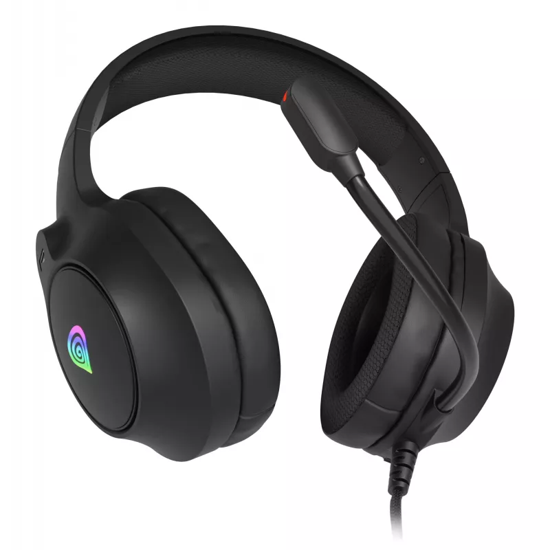 Ausinės GENESIS NEON 213, laidinės, juodos, 20-20000 Hz, 302 g