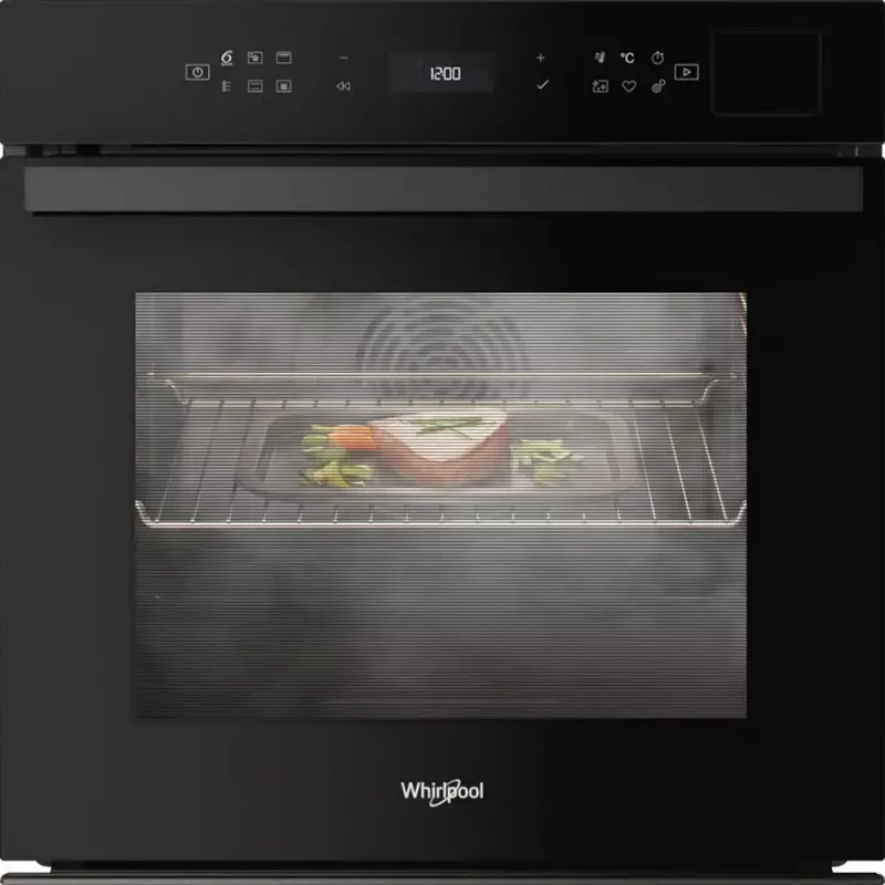 Įmontuojama elektrinė orkaitė Whirlpool WOI6A8FPT1SBA 73 L juoda, liečiamas valdymas