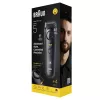 Barzdos kirpimo mašinėlė BRAUN BT5520 — 0,5–20 mm, 40 ilgio pakopų, įkraunama, 120 min baterija, juoda