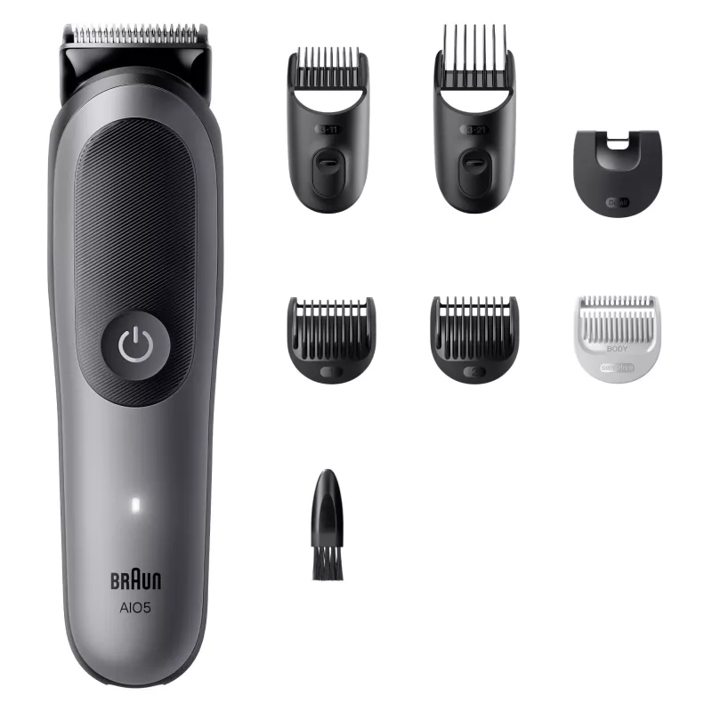 Braun 80789911 plaukų kirpimo mašinėlė/trimeris, tamsiai pilka, 21, ličio jonų (Li-Ion)