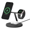BELKIN Wireless Charging Stand - Boost Charge Pro - 3-in-1 su Qi2 15W - Juoda