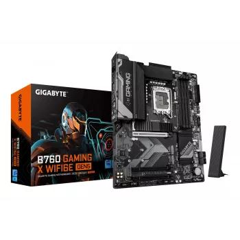 Motininė plokštė GIGABYTE B760 GAMING X WIFI6E GEN5, Intel B760, LGA 1700, ATX, DDR5 iki 256 GB, PCIe 5.0, Wi‑Fi 6E, 2,5Gb LAN