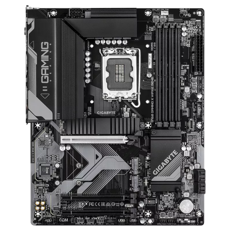 Motininė plokštė GIGABYTE B760 GAMING X WIFI6E GEN5, Intel B760, LGA 1700, ATX, DDR5 iki 256 GB, PCIe 5.0, Wi‑Fi 6E, 2,5Gb LAN