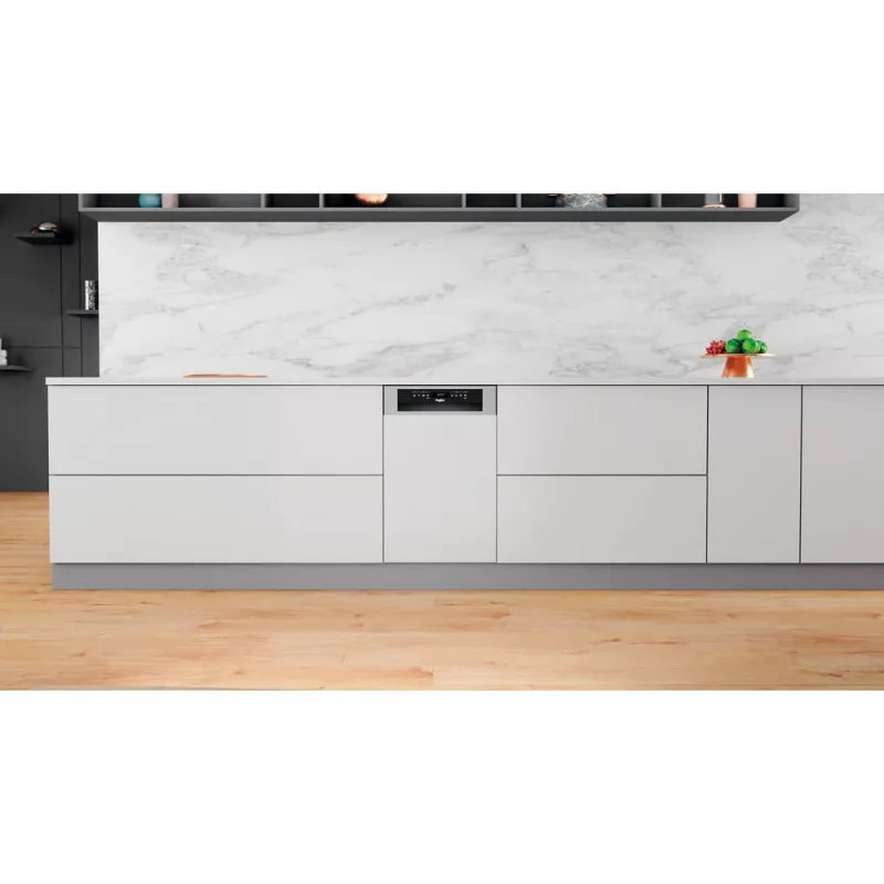 Whirlpool WSBO 3O34 PF X pusiau įmontuojama siaura indaplovė, 10 komplektų
