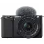 Sony ZV-E10 + E PZ 16-50mm F3.5-5.6 OSS II MILC 24,2 MP CMOS 6000 x 4000 pikselių Juoda