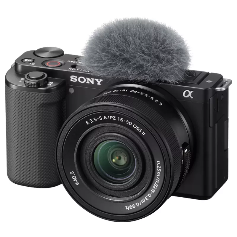 Sony ZV-E10 + E PZ 16-50mm F3.5-5.6 OSS II MILC 24,2 MP CMOS 6000 x 4000 pikselių Juoda