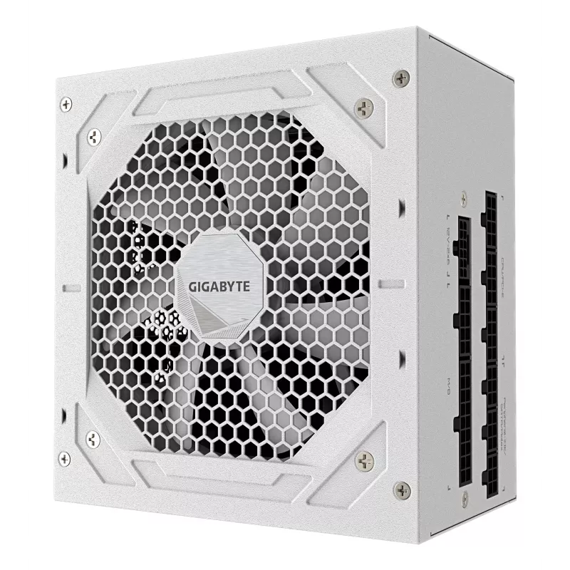 Maitinimo blokas GIGABYTE UD1000GM PG5 V2 1000W ATX 3.1 pilnai modulinis 80 PLUS Gold baltas