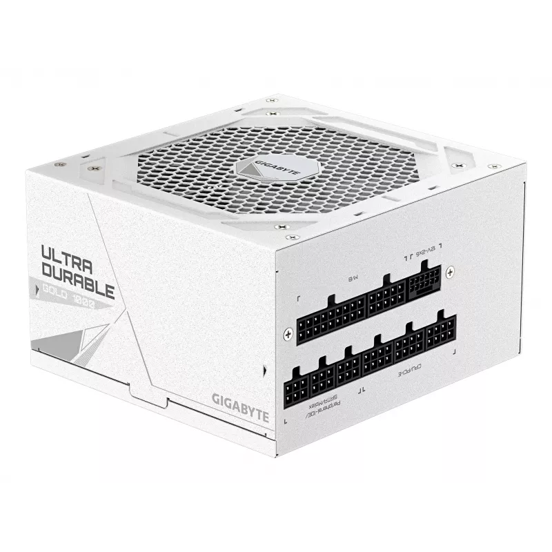 Maitinimo blokas GIGABYTE UD1000GM PG5 V2 1000W ATX 3.1 pilnai modulinis 80 PLUS Gold baltas