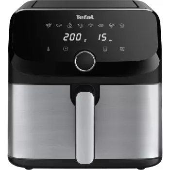 Tefal Easy Fry Mega EY855D10 karšto oro gruzdintuvė 7,5 L 2020 W juoda su nerūdijančiu plienu