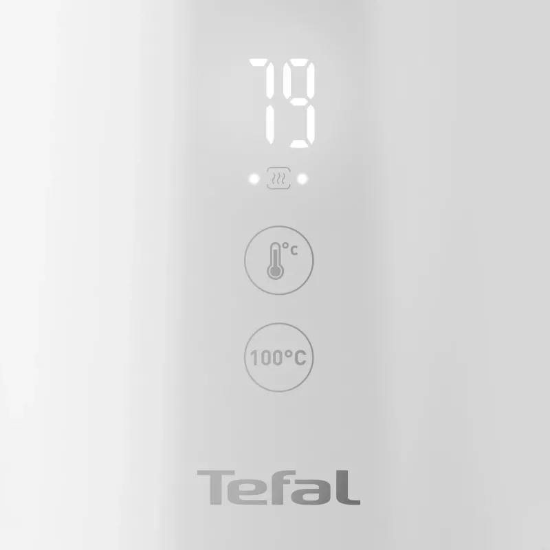 Elektrinis virdulys Tefal KO6931, 1,5 L, 1800 W, baltas, 5 temperatūros nustatymai, palaiko šilumą 30 min
