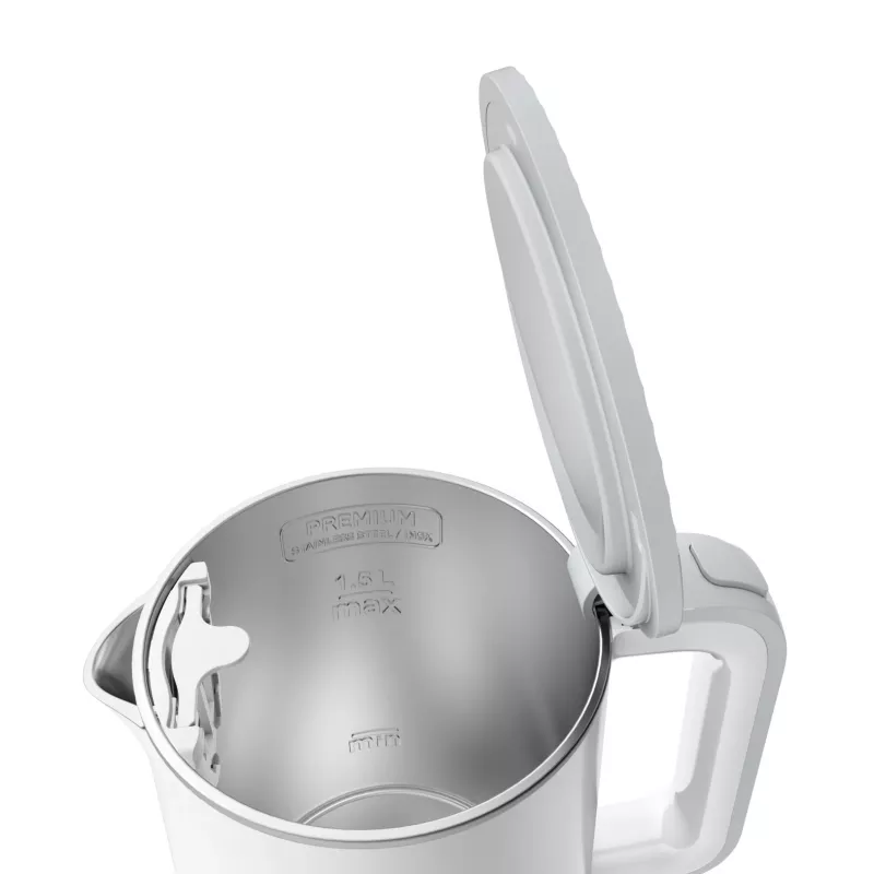 Elektrinis virdulys Tefal KO6931, 1,5 L, 1800 W, baltas, 5 temperatūros nustatymai, palaiko šilumą 30 min