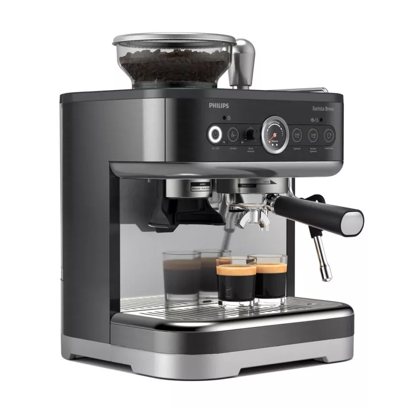 Philips Barista Brew espreso aparatas, 2.3 L, įmontuotas malūnėlis, 1350 W, juodas