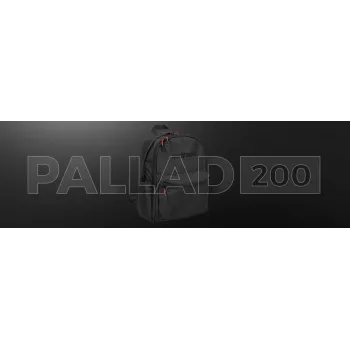 Kuprinė žaidimams Genesis GENESIS Palladium 200 – juoda, poliesteris, 140×280×400 mm